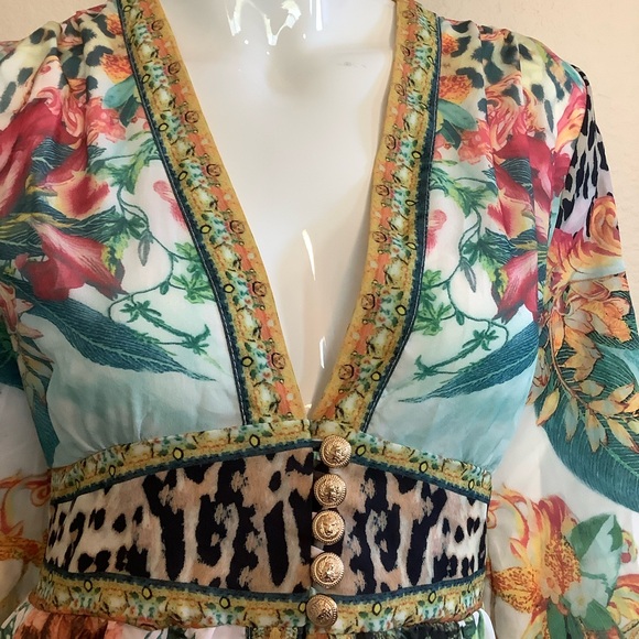 Miss Rosier Floral and Animal Print Maxi Dress - Picture 9 of 13